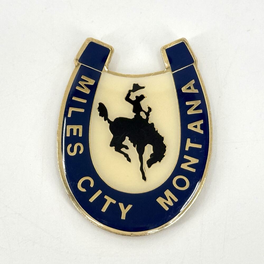 Pinnacle MONTANA Miles City Bucking Bronco Fridge Magnet Souvenir Wild West